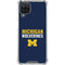 University of Michigan Wolverines M Galaxy A12 Clear Case