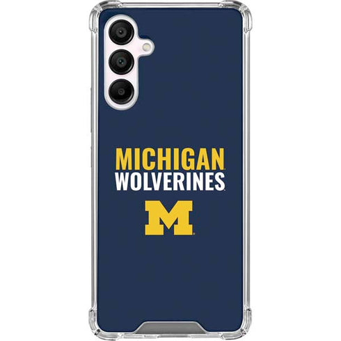 University of Michigan Wolverines M Galaxy A16 5G Clear Case