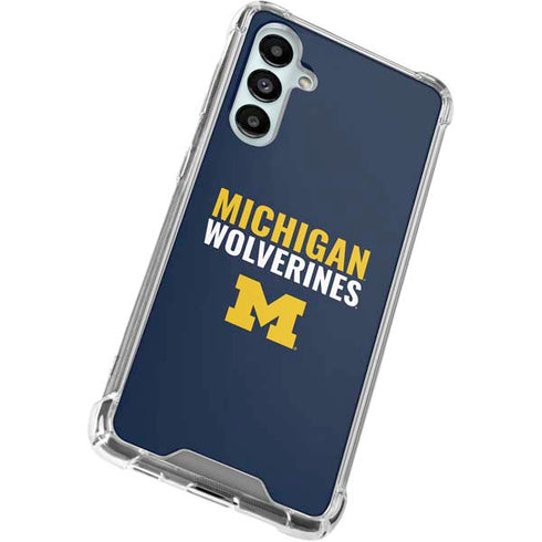 University of Michigan Wolverines M Galaxy A16 5G Clear Case