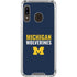 University of Michigan Wolverines M Galaxy A30 Clear Case