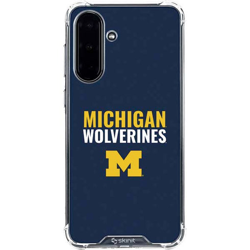 University of Michigan Wolverines M Galaxy A36 5G Clear Case