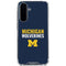 University of Michigan Wolverines M Galaxy A36 5G Clear Case