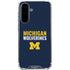 University of Michigan Wolverines M Galaxy A36 5G Clear Case