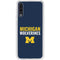University of Michigan Wolverines M Galaxy A50 Clear Case