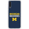 University of Michigan Wolverines M Galaxy A50 Clear Case