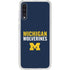 University of Michigan Wolverines M Galaxy A50 Clear Case