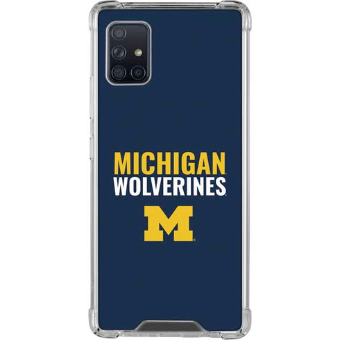 University of Michigan Wolverines M Galaxy A51 5G Clear Case