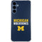 University of Michigan Wolverines M Galaxy A55 5G Clear Case