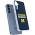 University of Michigan Wolverines M Galaxy A55 5G Clear Case