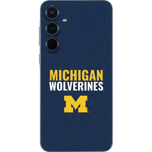 University of Michigan Wolverines M Galaxy A55 5G Skin