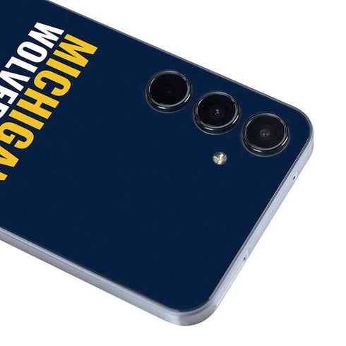 University of Michigan Wolverines M Galaxy A55 5G Skin