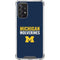 University of Michigan Wolverines M Galaxy A72 5G Clear Case
