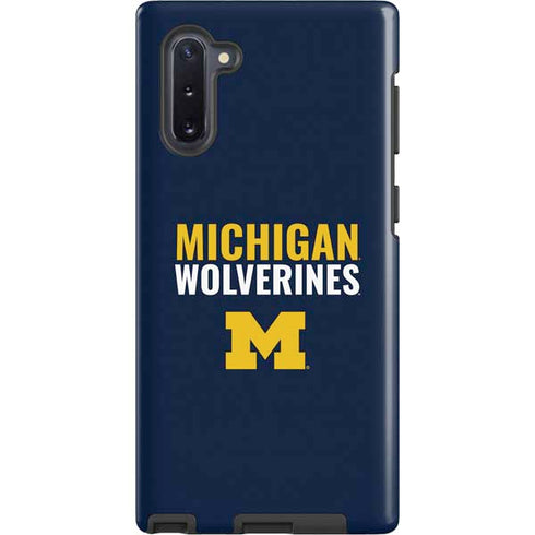 University of Michigan Wolverines M Galaxy Note 10 Pro Case