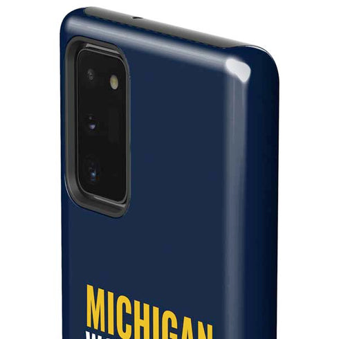 University of Michigan Wolverines M Galaxy Note20 5G Pro Case