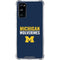 University of Michigan Wolverines M Galaxy S20 FE Clear Case