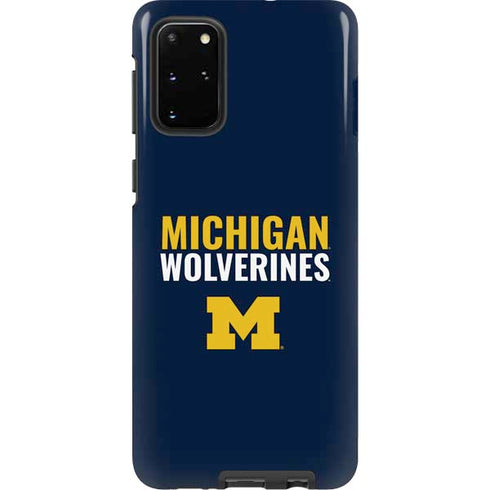 University of Michigan Wolverines M Galaxy S20 Plus Pro Case
