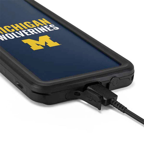 University of Michigan Wolverines M Galaxy S20 Plus Waterproof Case