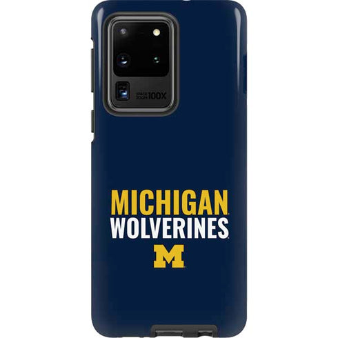 University of Michigan Wolverines M Galaxy S20 Ultra 5G Pro Case