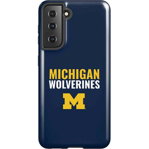 University of Michigan Wolverines M Galaxy S21 5G Pro Case