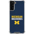 University of Michigan Wolverines M Galaxy S21 Plus 5G Clear Case