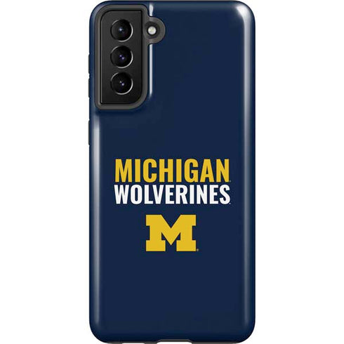 University of Michigan Wolverines M Galaxy S21 Plus 5G Pro Case