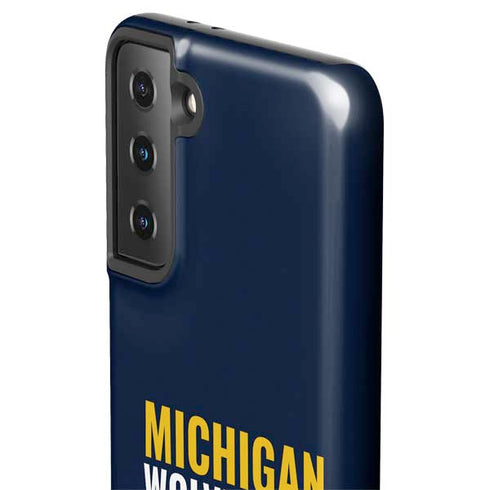 University of Michigan Wolverines M Galaxy S21 Plus 5G Pro Case