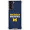 University of Michigan Wolverines M Galaxy S22 Clear Case