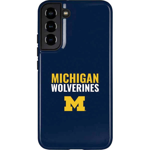 University of Michigan Wolverines M Galaxy S22 Plus Pro Case