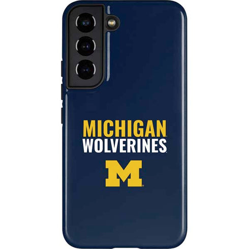 University of Michigan Wolverines M Galaxy S22 Pro Case