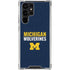 University of Michigan Wolverines M Galaxy S22 Ultra Clear Case