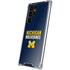 University of Michigan Wolverines M Galaxy S22 Ultra Clear Case