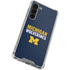 University of Michigan Wolverines M Galaxy S23 Plus Clear Case