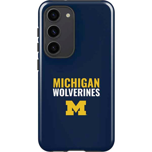 University of Michigan Wolverines M Galaxy S23 Pro Case