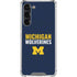 University of Michigan Wolverines M Galaxy S24 FE Clear Case