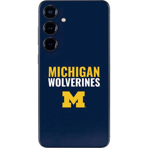 University of Michigan Wolverines M Galaxy S25 Plus Skin