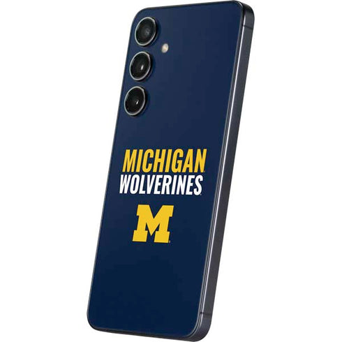 University of Michigan Wolverines M Galaxy S24 Plus Skin