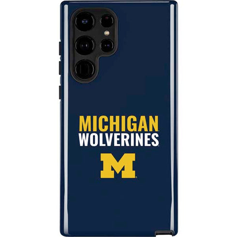 University of Michigan Wolverines M Galaxy S25 Ultra Impact Case