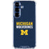 University of Michigan Wolverines M Galaxy S25 Clear Case