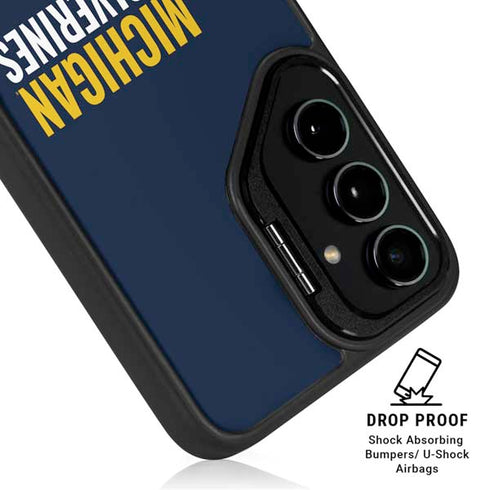 University of Michigan Wolverines M Galaxy S25 FE Kickstand Case