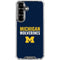 University of Michigan Wolverines M Galaxy S26 Clear Case