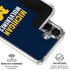 University of Michigan Wolverines M Galaxy S26 Plus Clear Case