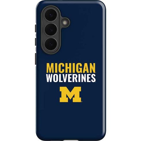University of Michigan Wolverines M Galaxy S26 Plus Impact Case
