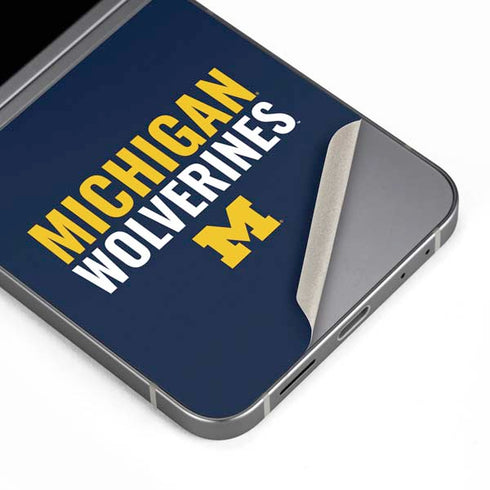 University of Michigan Wolverines M Galaxy Z Flip6 Skin