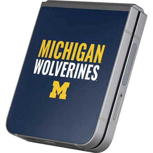 University of Michigan Wolverines M Galaxy Z Flip6 Skin