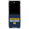 University of Michigan Wolverines M Galaxy Z Flip6 Clear Case
