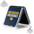 University of Michigan Wolverines M Galaxy Z Flip7 Clear Case