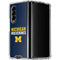 University of Michigan Wolverines M Galaxy Z Fold4 5G Clear Case