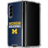 University of Michigan Wolverines M Galaxy Z Fold4 5G Clear Case