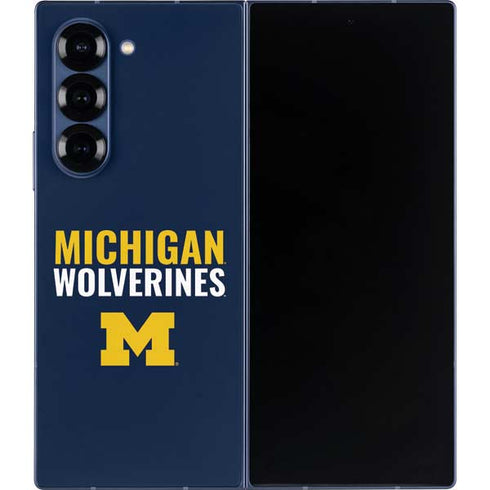 University of Michigan Wolverines M Galaxy Z Fold6 Skin