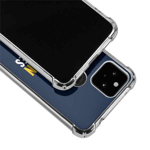 University of Michigan Wolverines M Google Pixel 5 Clear Case